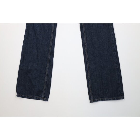 Vintage Y2K Levis 527 Mens 34x34 Faded Slim Boot Cut Flared Denim Jeans Blue - Picture 4 of 14